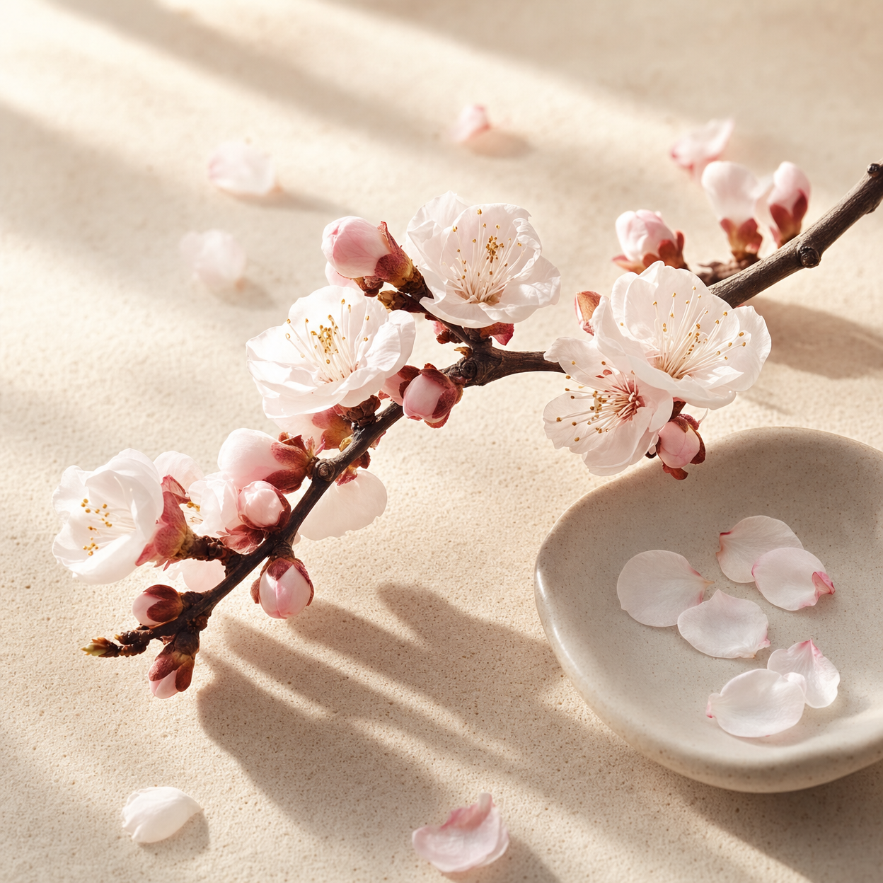 Fleurs d'abricot